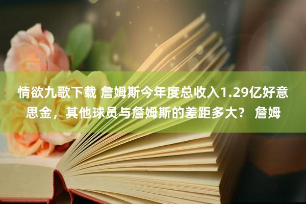 情欲九歌下载 詹姆斯今年度总收入1.29亿好意思金,其他球员与詹姆斯的差距多大? 詹姆