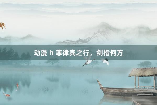 动漫 h 菲律宾之行，剑指何方