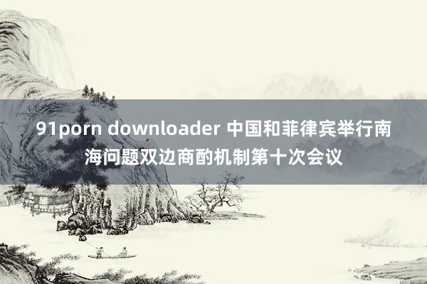 91porn downloader 中国和菲律宾举行南海问题双边商酌机制第十次会议
