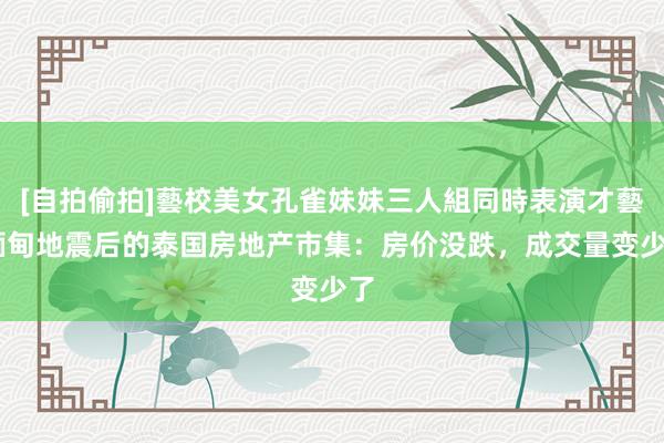 [自拍偷拍]藝校美女孔雀妹妹三人組同時表演才藝 缅甸地震后的泰国房地产市集：房价没跌，成交量变少了